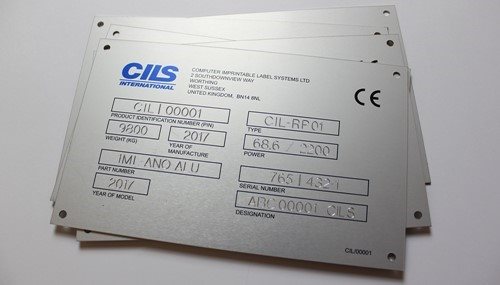 پلاک آلومینیومی